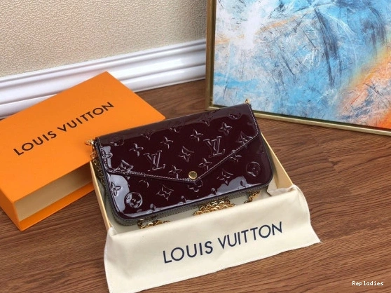 Cheap VUITTON FÉLICIE LOUIS POCHETTE 0808